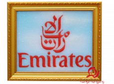 Tranh Đá Quý Logo Emirates Dubai