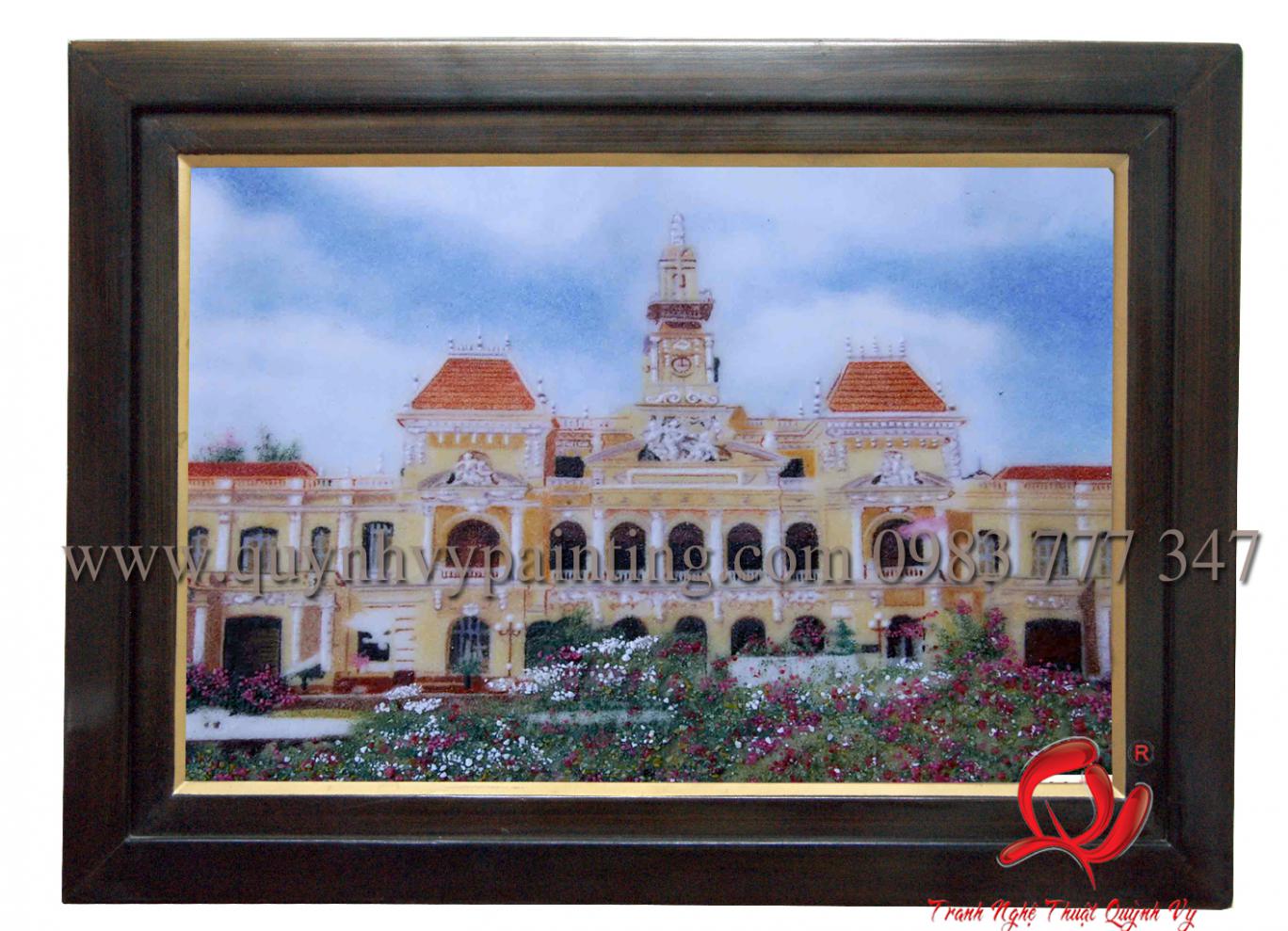 Phong cảnh UBND TP HCM - 30 x 40
