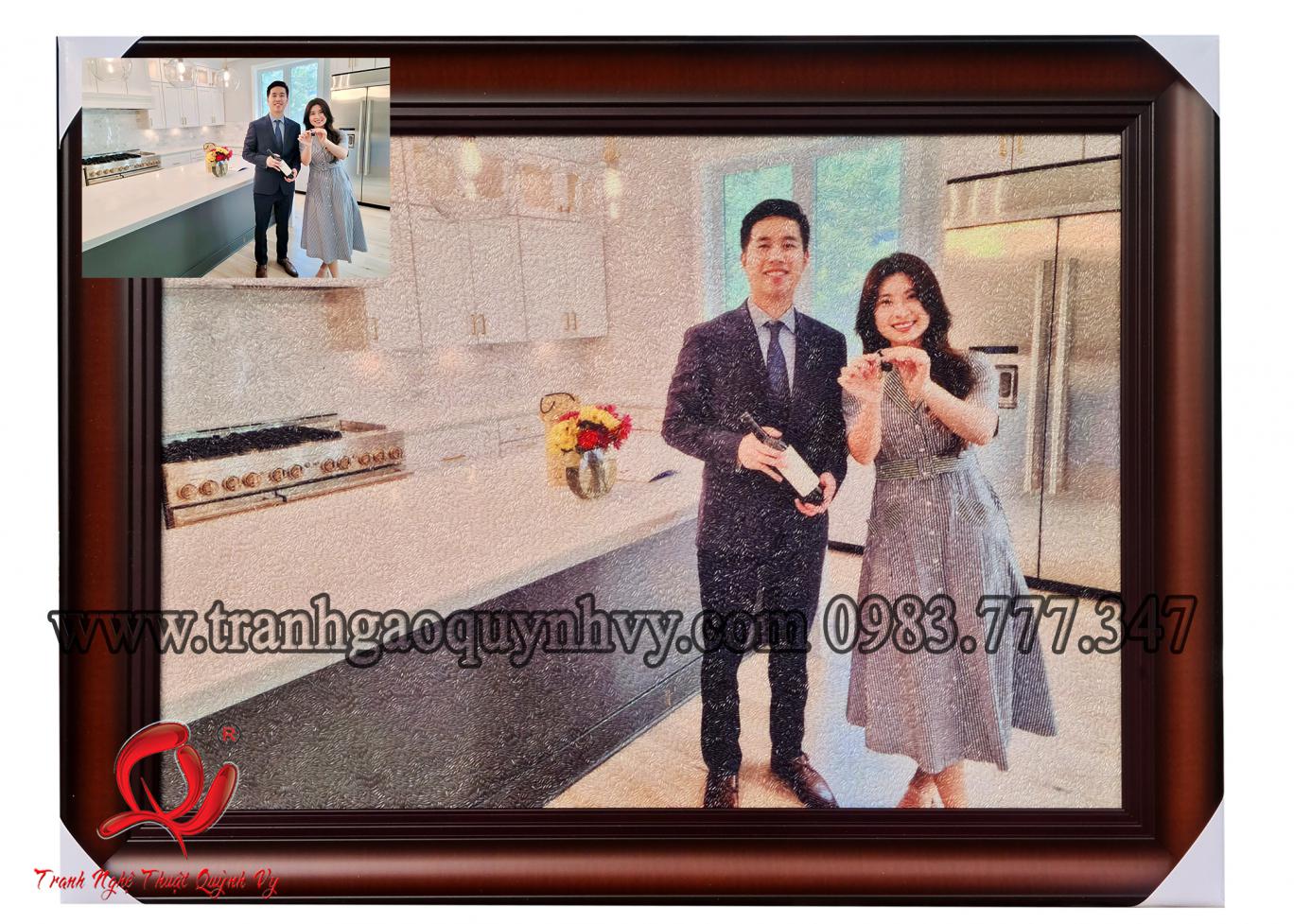 Chân Dung 2 người 50 x 70