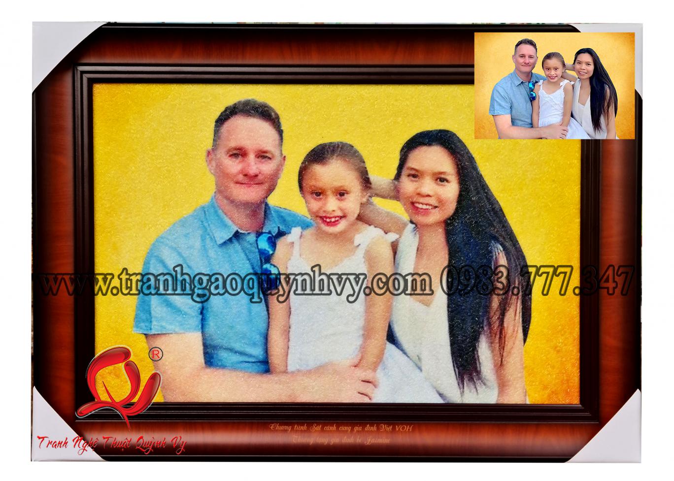 Chân Dug Gia Đình 40 x 60