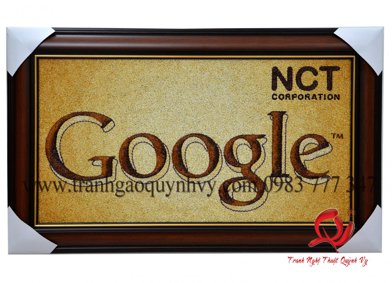 Tranh Gạo Logo Google