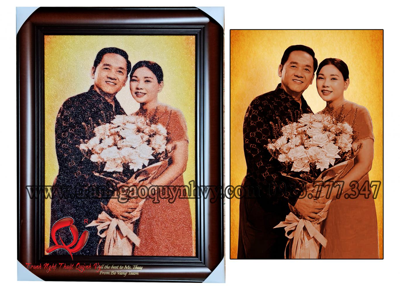 Chân Dung 2 người 40 x 60