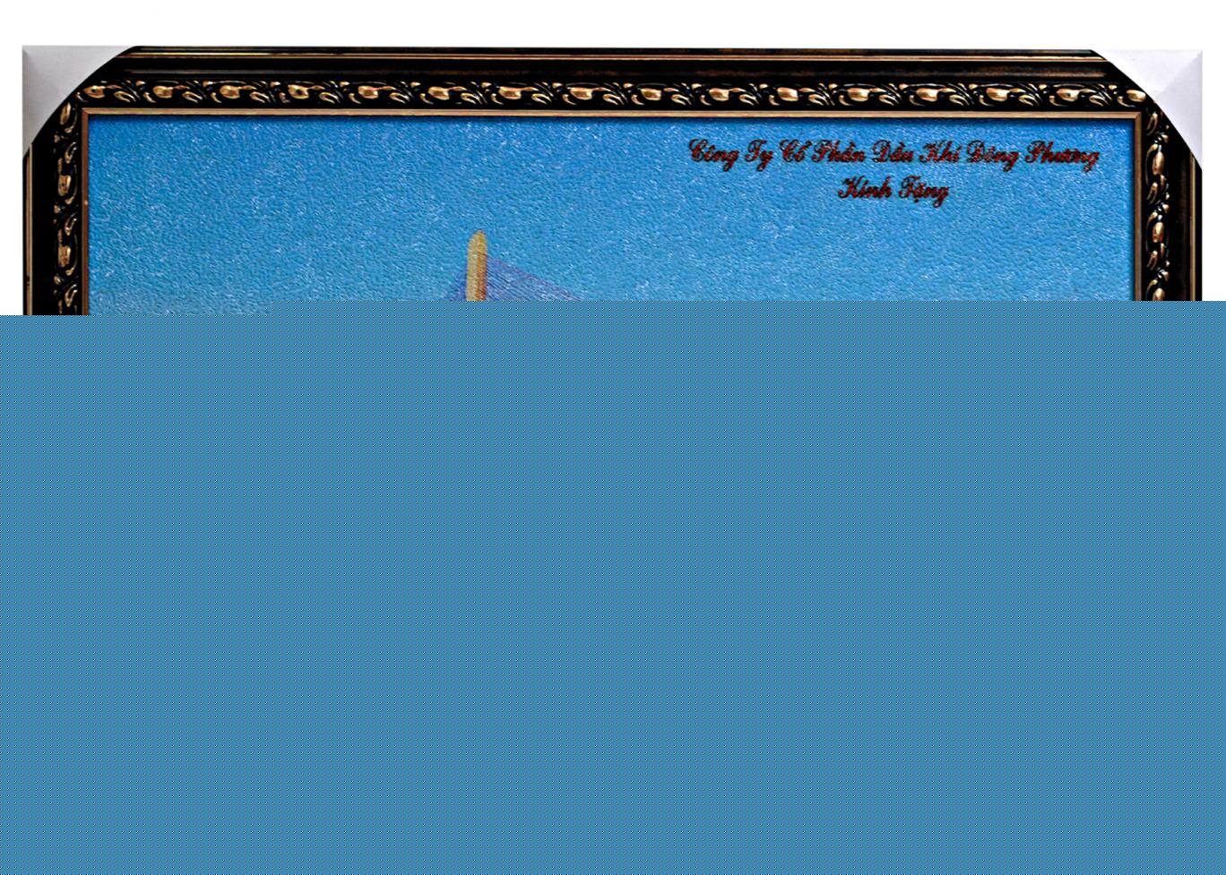 Tranh Gạo Màu Cầu Cần Thơ 55 x 90 cm