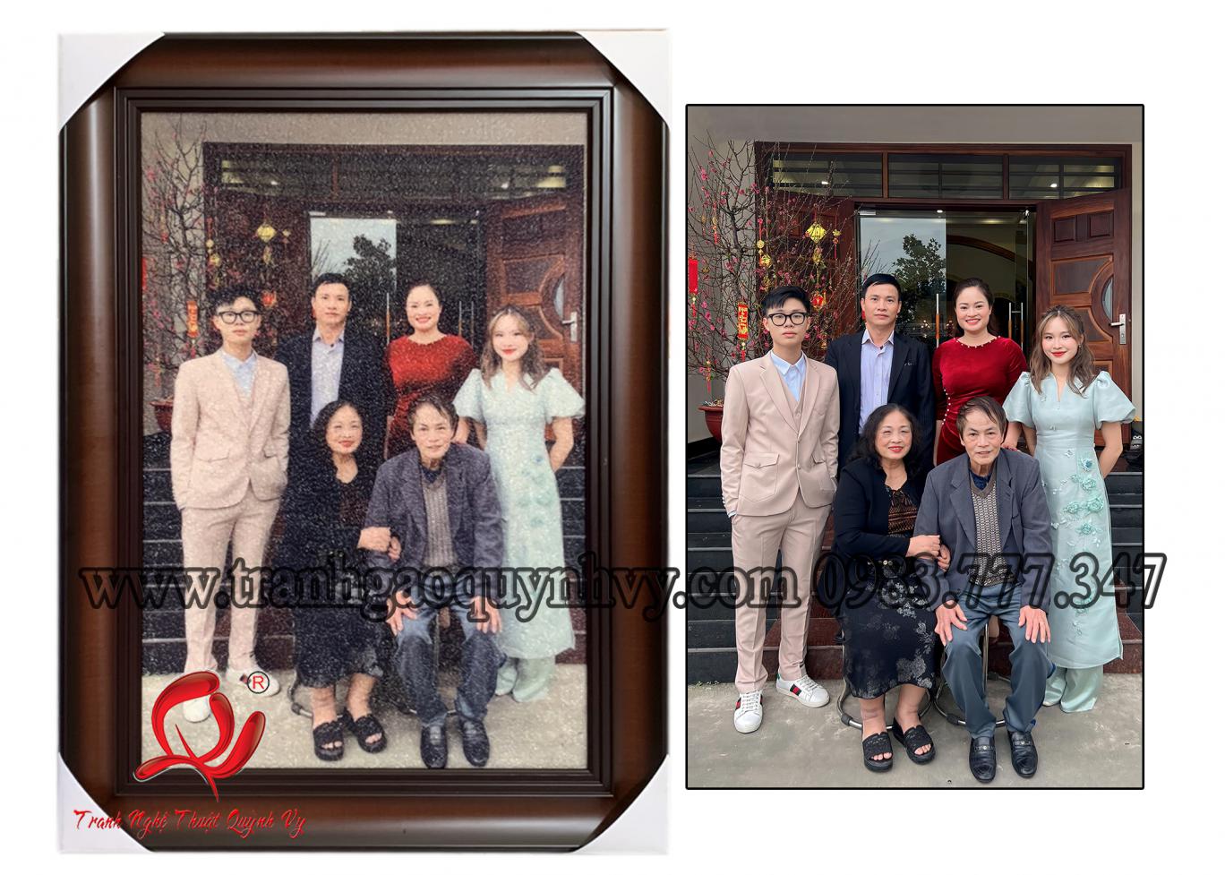 Chân Dung Gia Đình - 40 x 60