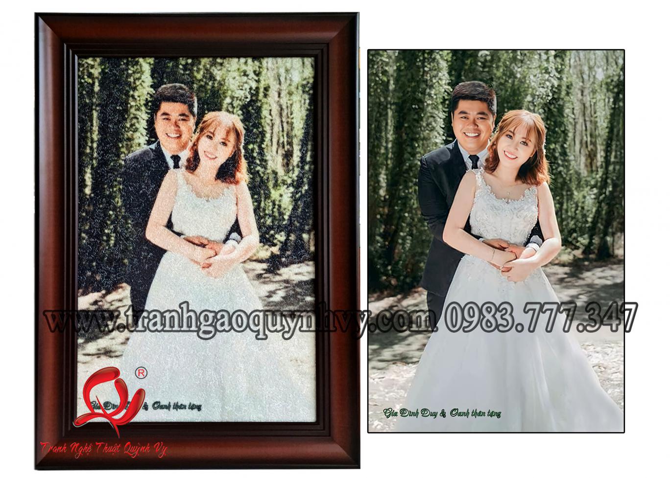 Chân Dung 2 người 40 x 60