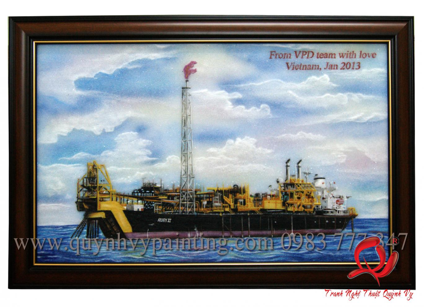 Tranh Hàng Đặt Petro - 40 x 80 
